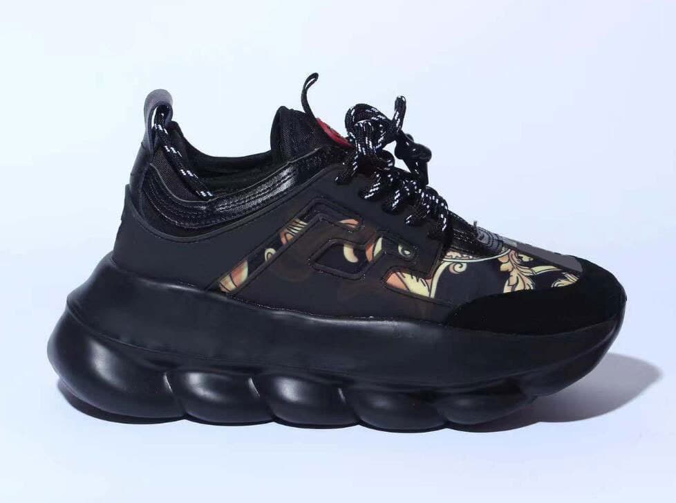 Chaussures de sport décontractées, chaîne de commerce extérieur transfrontalier, station européenne, chaussures de papa rétro, semelle épaisse