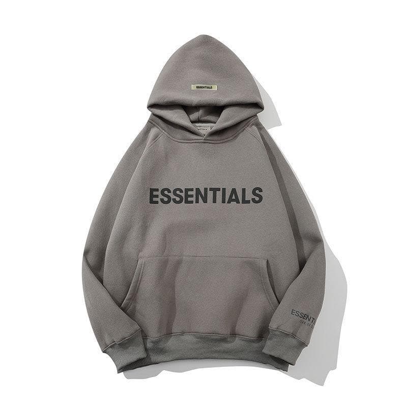 Trendy Brand Double Line Essentials Trendy New Chest Letter Pressé Adhésif Sweat à Capuche Tendance