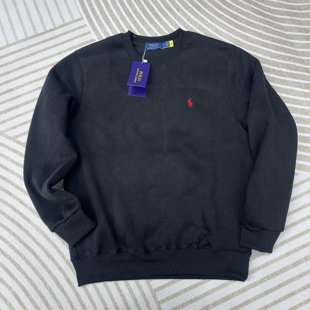 Sweat-shirt Polo Ralph Lauren à col rond, logo poney classique brodé, en coton décontracté pour homme