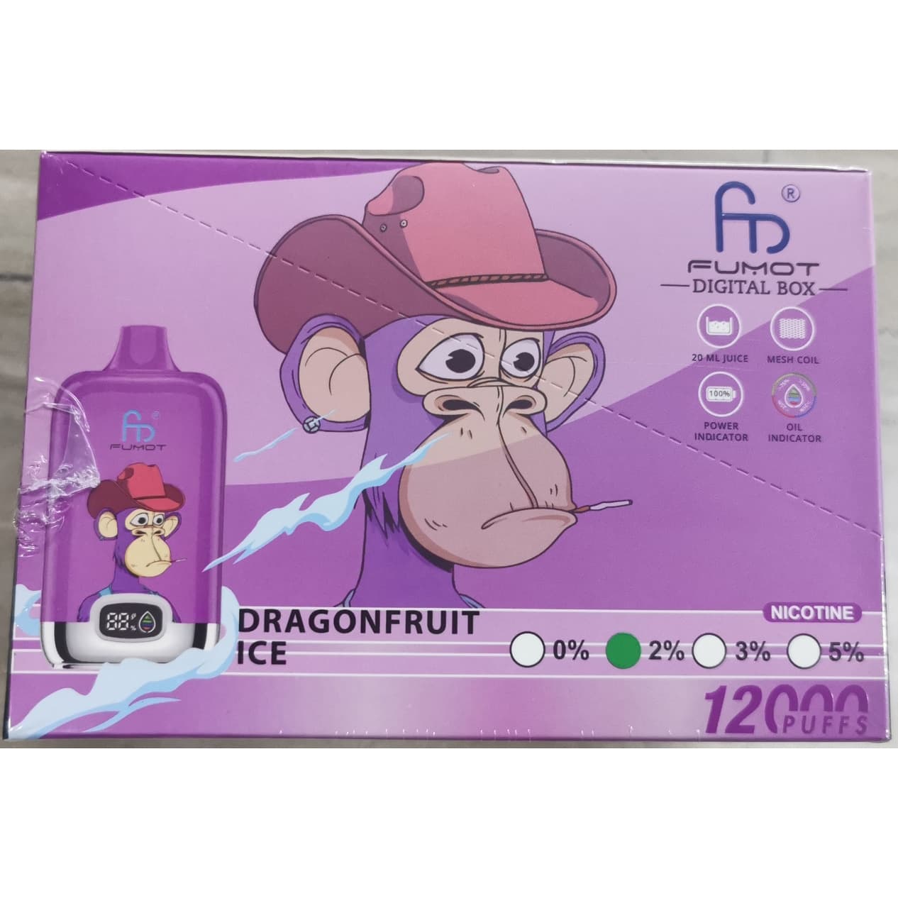 Kit de démarrage de cigarettes électroniques jetables RANDM TORNADO 33 saveurs, 2, 5 ou 10 bouffées, 12 000 bouffées