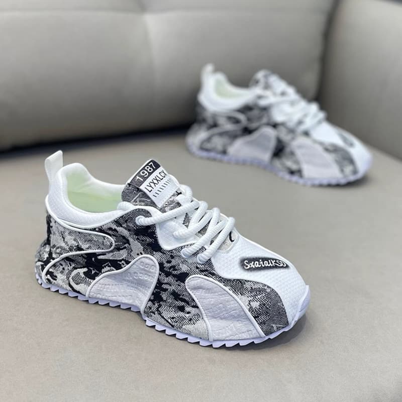 Men's Shoes 46 Large Size Handsome Trendy Shoes Thin Style High Value Wear Resistant Men's Sports Shoes Casual Trend