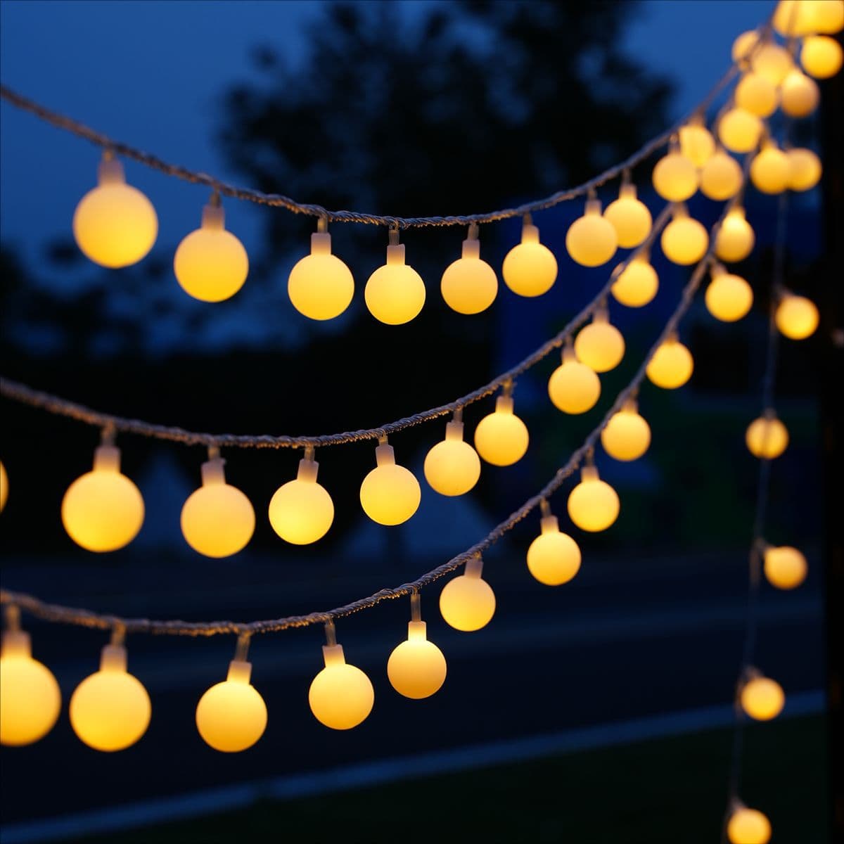 Guirlande lumineuse LED à bulles givrées – Alimentation solaire/USB/batterie, 8 modes d'éclairage, étanche IP44, idéale pour Noël, le camping et la décoration intérieure