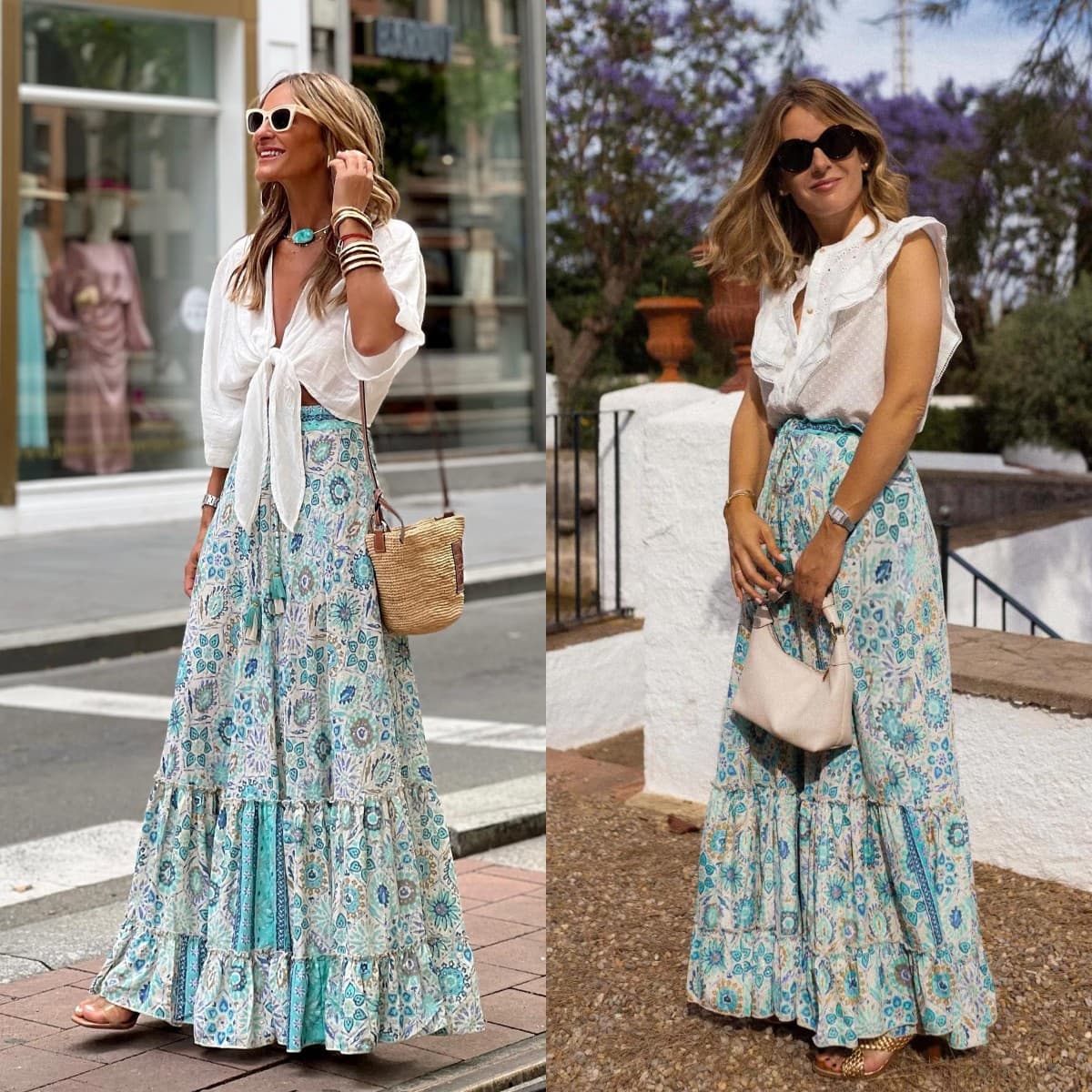 Women's clothing summer new leisure vacation long skirt skirts for women