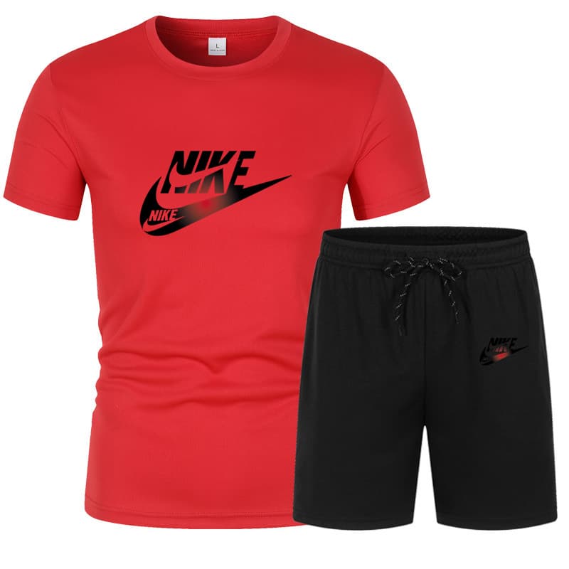 2023 été hommes ensemble imprimé à manches courtes T-shirt décontracté sport Jogging Shorts ensemble mode rue mode marque vêtements