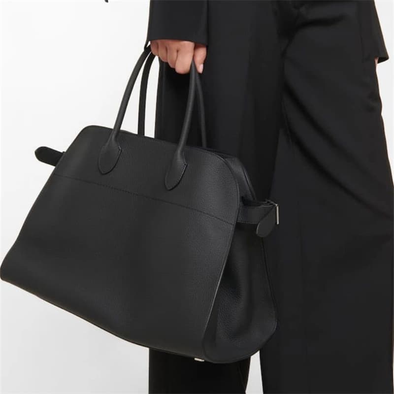 Le sac fourre-tout en cuir de vache à couche supérieure Margaux 15 de grande capacité pour les déplacements quotidiens Le même sac à bandouliè