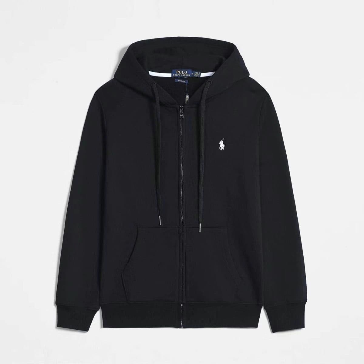 Ensemble à capuche Pony pour homme, pull zippé, sweat à capuche Paul, ensemble à capuche ample