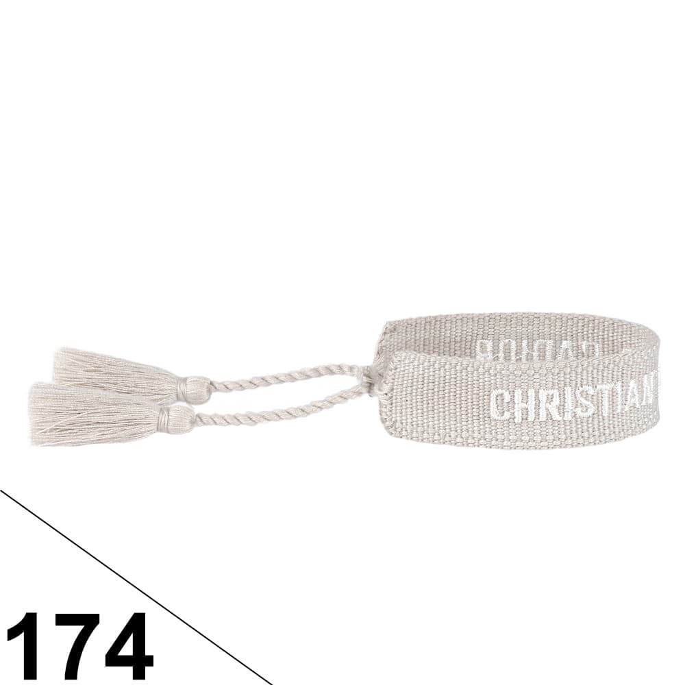 Bracelet unisexe tendance avec lettres tressées