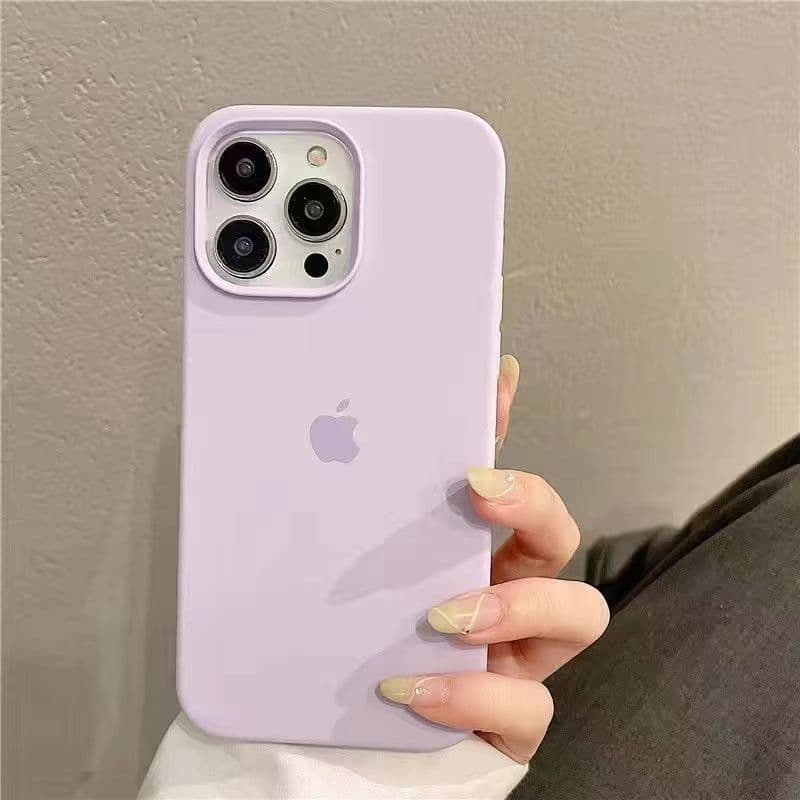 Coque de téléphone en silicone de haute qualité pour iPhone 15/14/12/11/13, coque anti-chute minimaliste tout compris