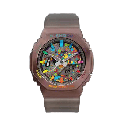 Série GM-2100, multifonction, étanche et antichoc, ruban octogonal en métal, quartz neutre électronique