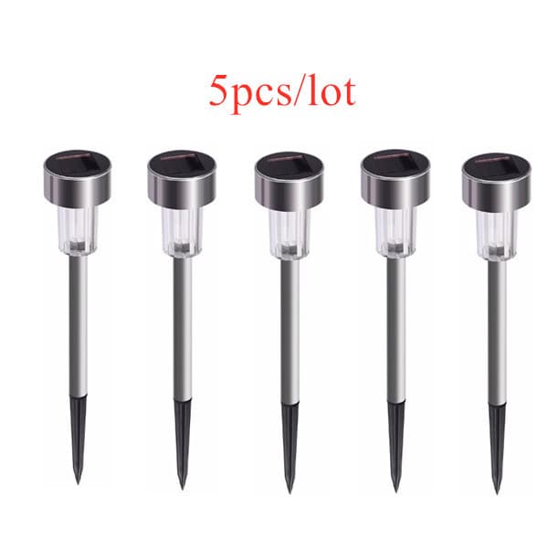 5pcs LED Cold White/Warm white Solar lamp Outdoor Solar Powered Pathway Lights Landscape Light For Lawn/Patio/Yard/Walkway/Driveway