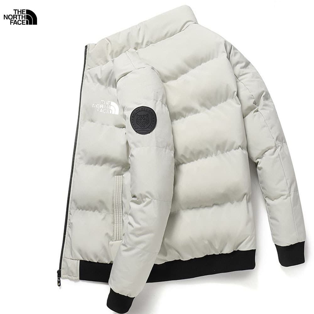 Veste à col montant pour homme, veste chaude en coton épais pour l'automne et l'hiver, doudoune en coton