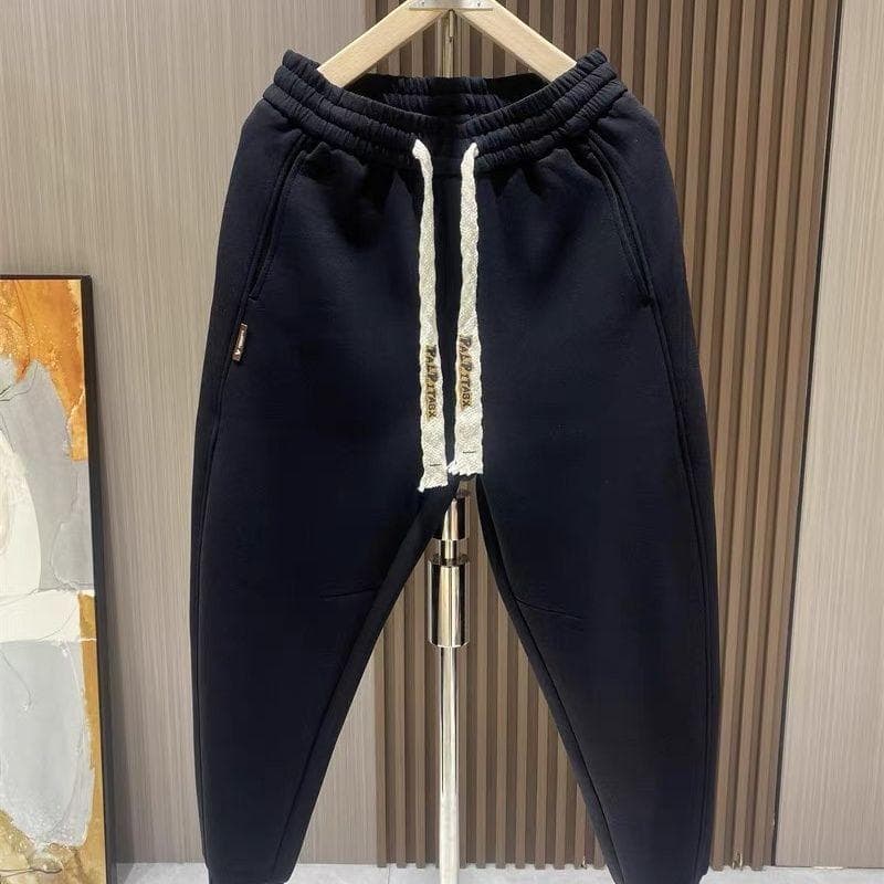 Men's Harem Pants Spring New Style Trendy Youth Elastic Waist Drawstring Cropped Loose Fit Jogger Sports Sweatpants