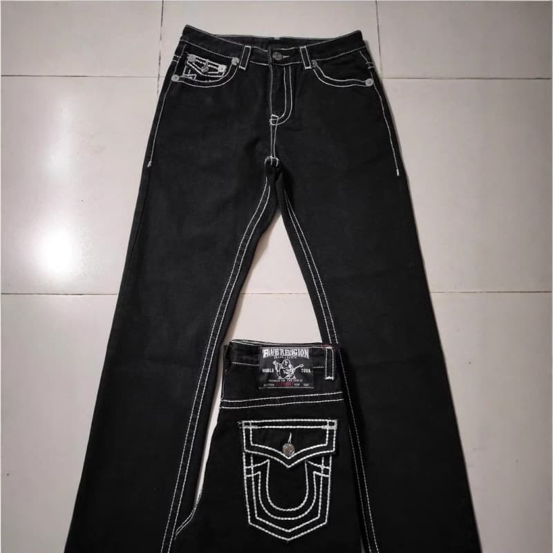​​Men's Hip Hop Baggy Jeans Loose Skateboard Pants Streetwear Casual Straight Leg Wide Trousers​​ Versatile Styling