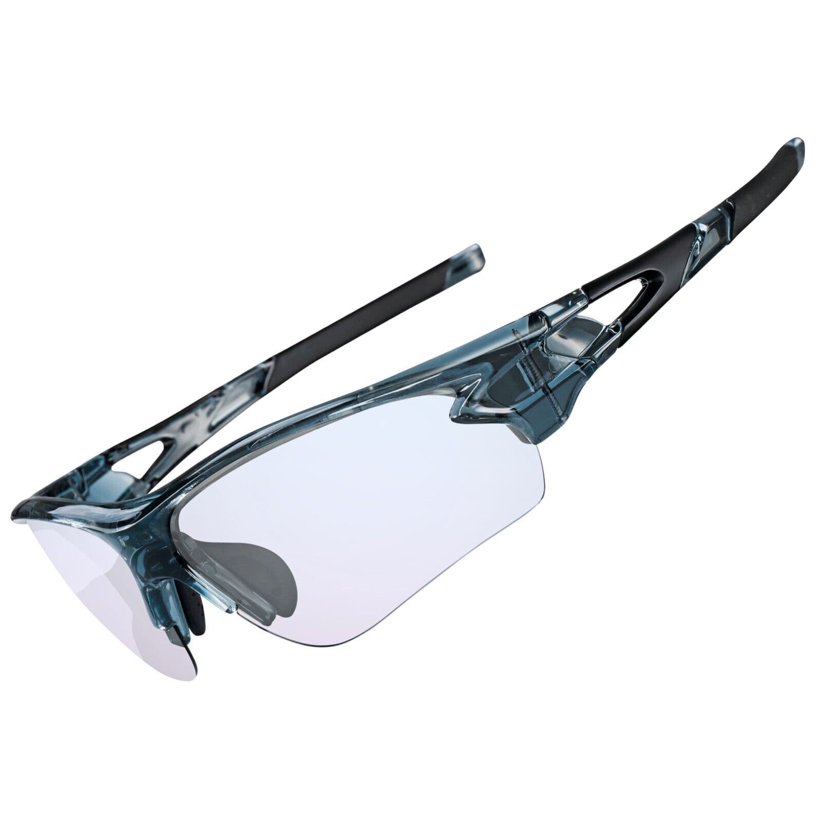 ROCKBROS Cycling Glasses Self-tinting Sunglasses Photochromatic UV400 Protection
