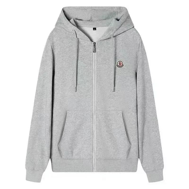 Gilet zippé tendance, nouveau sweat-shirt Mengjia pour homme et femme, haut à capuche style américain pour couple, veste ample