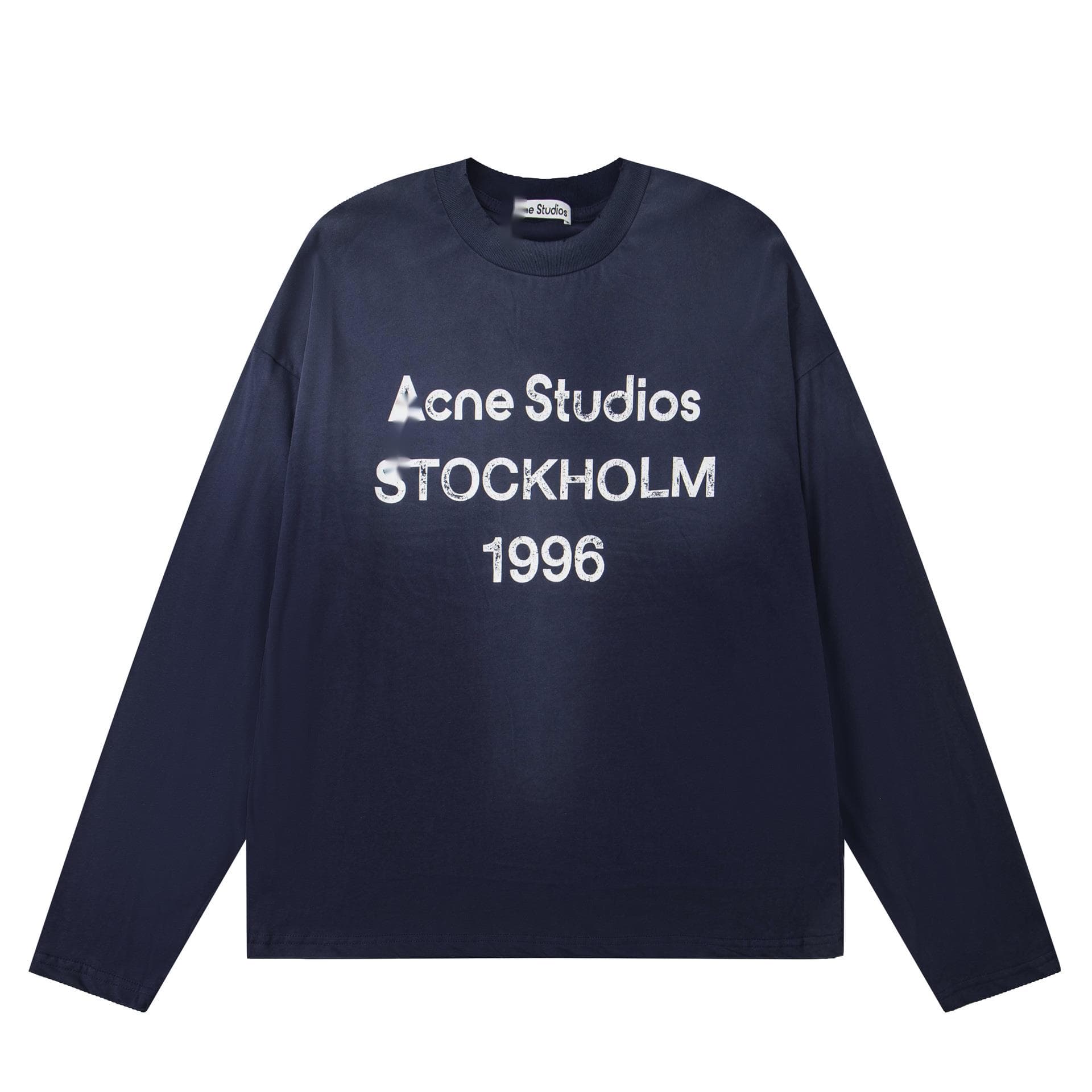 Acne Studios 1996 Classic Destruction Commémorative Style Paresseux Décontracté Manches Longues Protection Solaire Base Légère