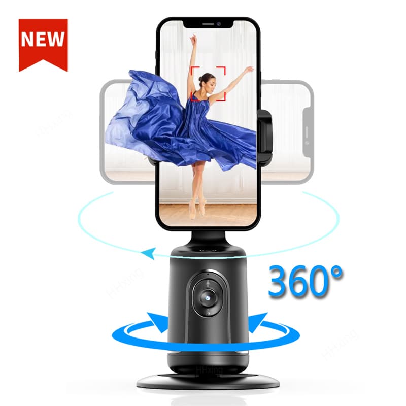 Automatic Tracking Intelligent Shooting Robot Camera 360 Face Mobile Stand AI Stabilized Selfie Stick Vlog In Real Time
