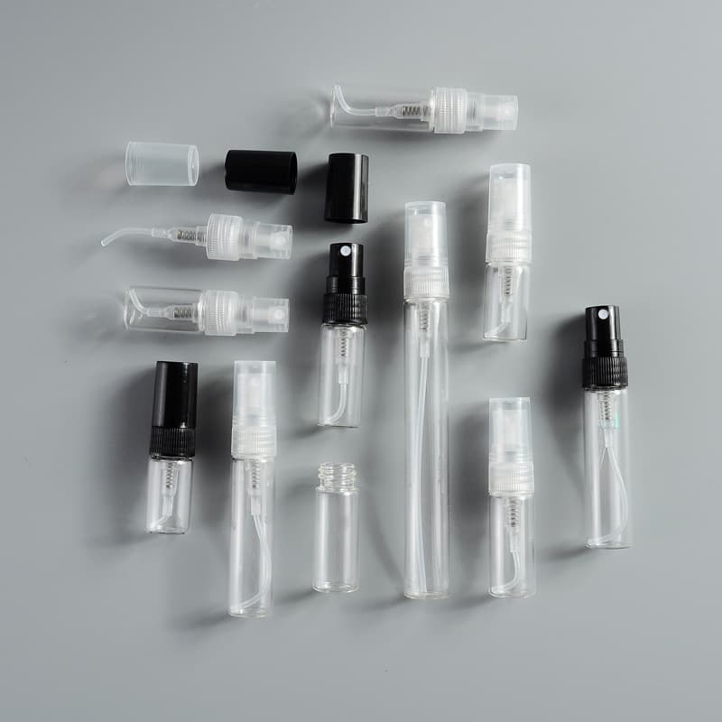 Spot Screw Mouth Glass Sub Bottle Mini Perfume Sample Spray Bottle 2/3/5/10ml Glass Perfume Sub Bottle