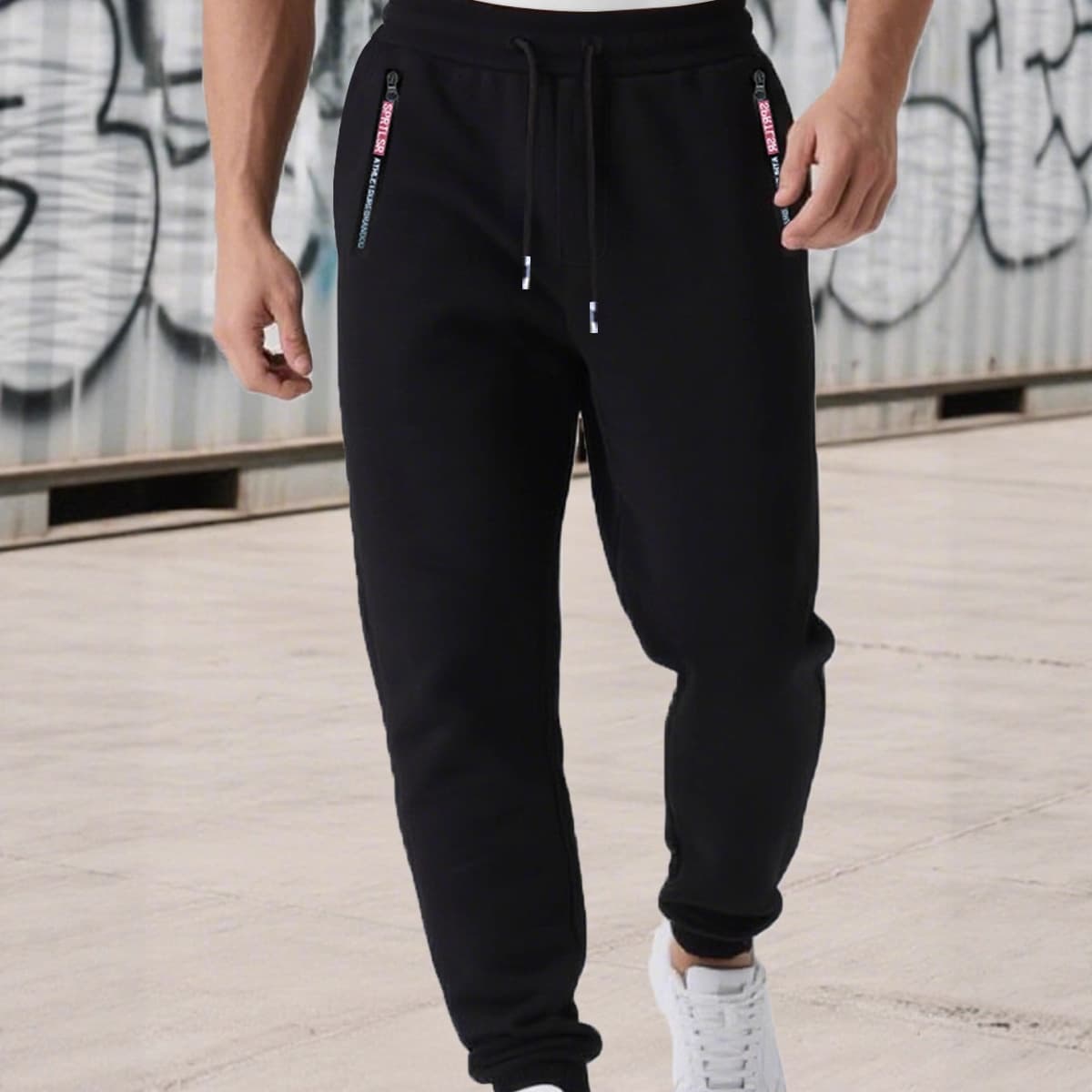 Men's Loose Fitting Jogging Pants Sports And Sweatpants Foreign Trade Comfortable Bottoms