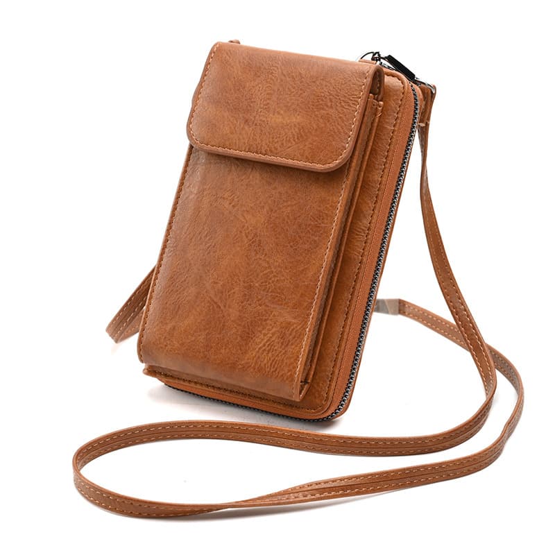 Cell Phone Bag Women's Purse Single Shoulder Crossbody Bag Multi-function Phone Bag