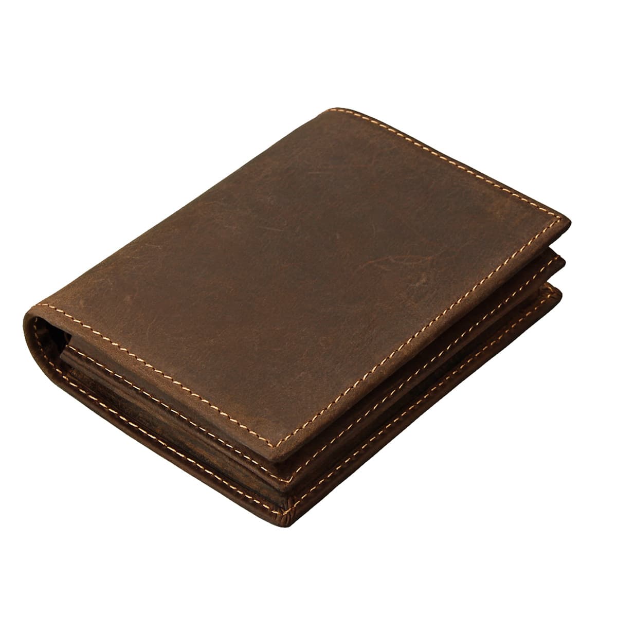 Short Wallet Made Of Leather, Top Layer Cowhide Wallet, Genuine Leather Casual Men's Bag
