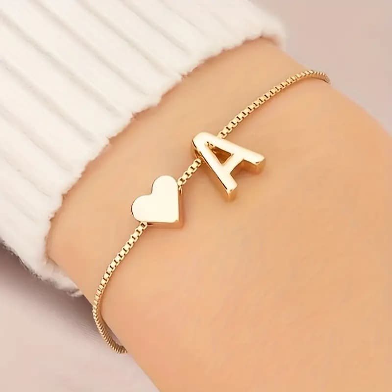 Bracelet Love English Letters English Words Style Words Hand Personalized Jewelry Simple Ins26 English Letters