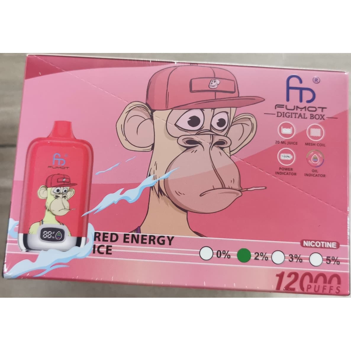 Kit de démarrage de cigarettes électroniques jetables RANDM TORNADO 33 saveurs, 2, 5 ou 10 bouffées, 12 000 bouffées