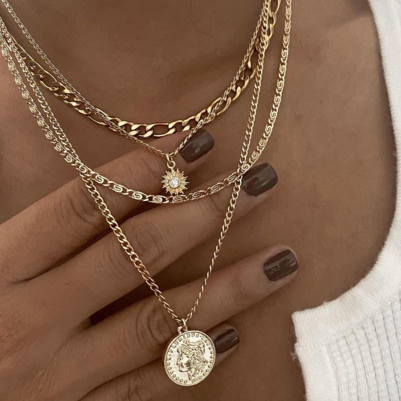 Long Necklace Jewelry Accessories For Women, High-End Pendant, New Style Niche Collarbone Chain