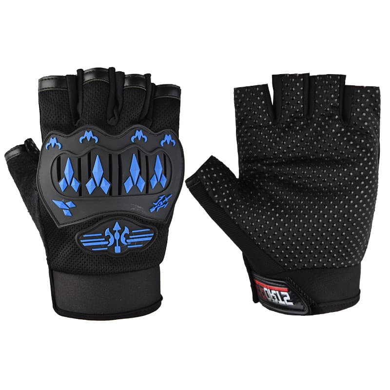 Cycling gloves men's spring summer autumn sports mountaineering equipment travel fitness half-finger gloves women's non-slip