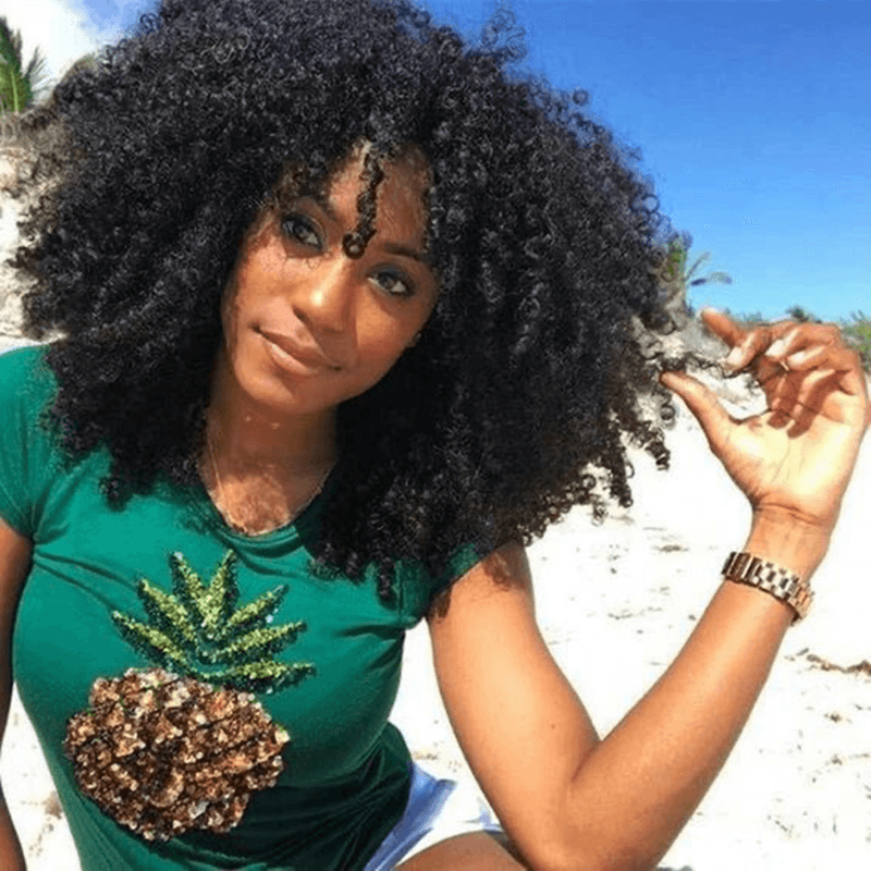 Afro Kinky Curly Wig Human Hair Short Wigs For Woman Human Hair 250% Natural And Soft4B 4C Brazilian Hair Wigs Full Machine Made