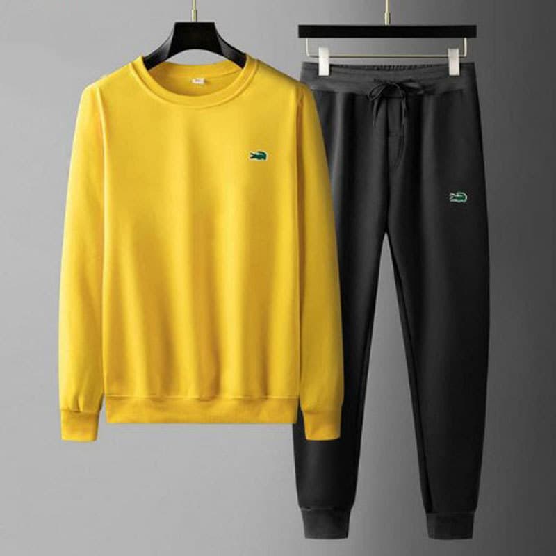 Sweat-shirt décontracté à col rond pour hommes, pantalon de survêtement, mode Jogging, vêtements de sport