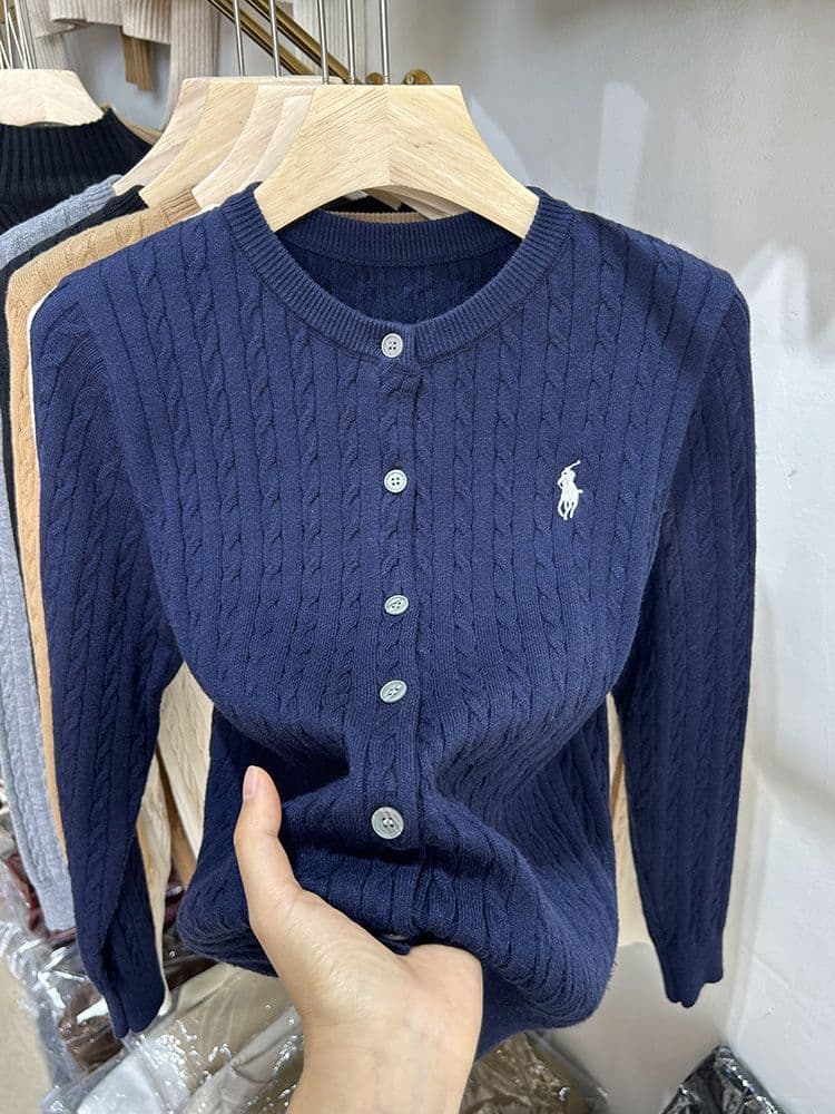 Gilet en maille torsadée – Pull doux et confortable à manches courtes | Veste légère, élégante et preppy