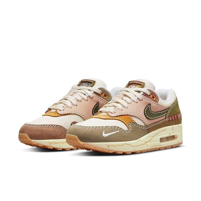 Baskets Air MaxS 1 87 Designer, chaussures de running pour hommes et femmes, bleu universitaire, pack City, Parra Live Together, bleu marine nuit, ro
