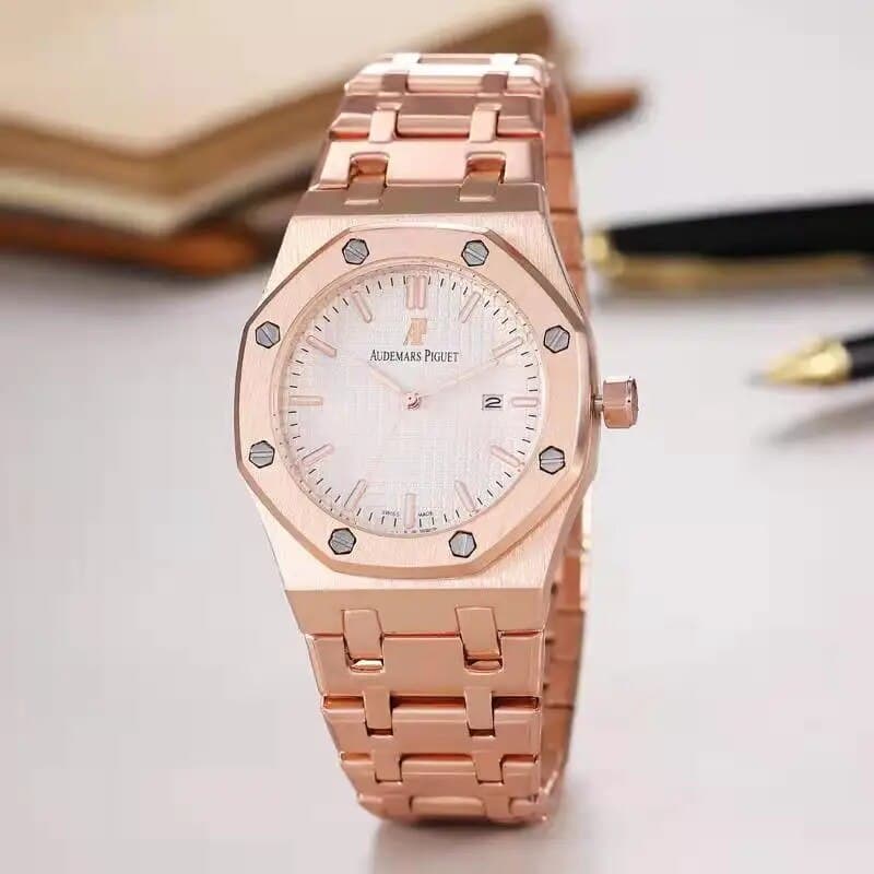 Montre homme de luxe AP, collection élégante, à quartz, haut de gamme, trois aiguilles, design simple.