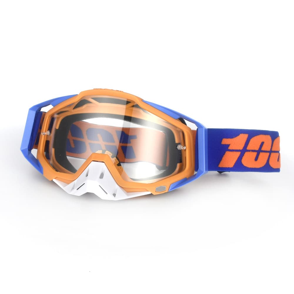 Unisex 100 Motocross helmet Goggles UV outdoor riding glasses sports windproof ski goggles