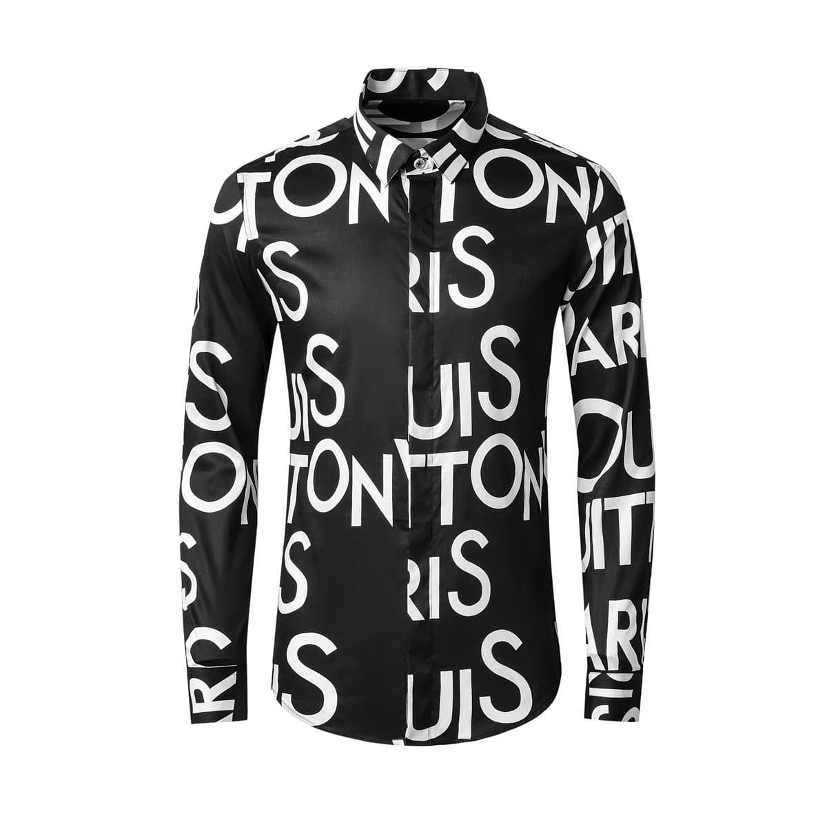 ​​Men's Long Sleeve Printed Shirt – Stylish & Trendy Full-Pattern Design, Ready To Ship​​