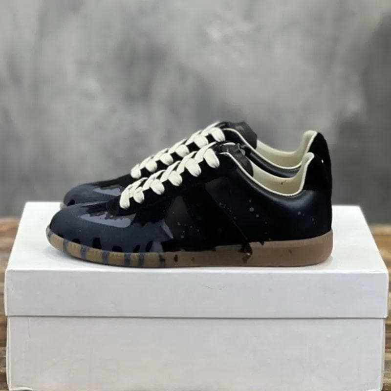 Chaussures d'entraînement originales à lacets de style Margiela, baskets blanches confortables et polyvalentes pour hommes et femmes