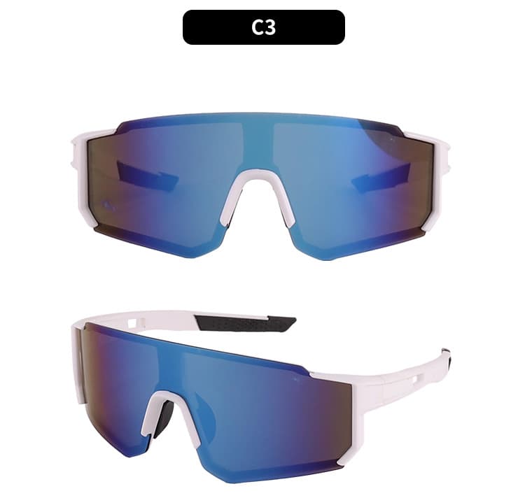 Lunettes de soleil colorées tendance pour l'alpinisme, le cyclisme, le ski et la conduite, anti-ultraviolets