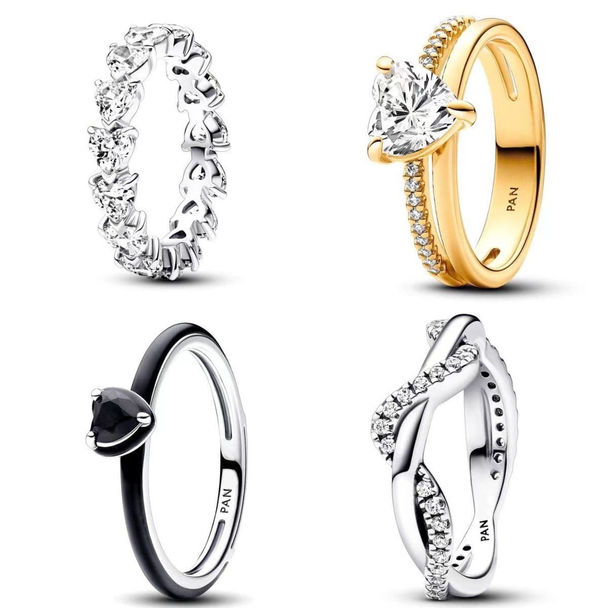 S Silver Women's Diamond Ring, Heart Shaped Love Peach Heart, Ins Diamond, Versatile And Fashionable