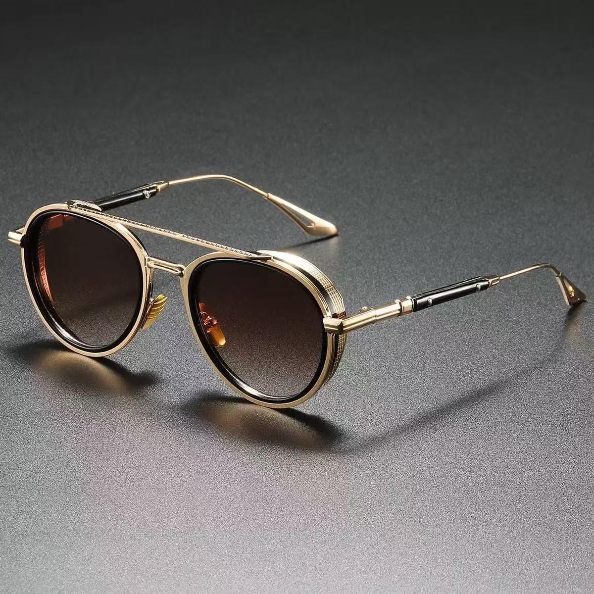 2025 New Personalized Oval Double Bridge Fashion White Copper Precision Glasses