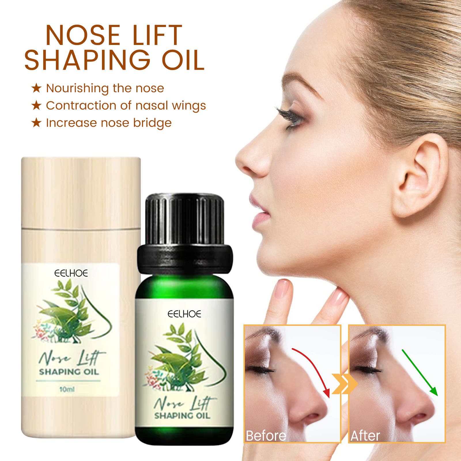 2024 shaping firm straight mountain root massage essence moisturizing facial nose beauty essential oil