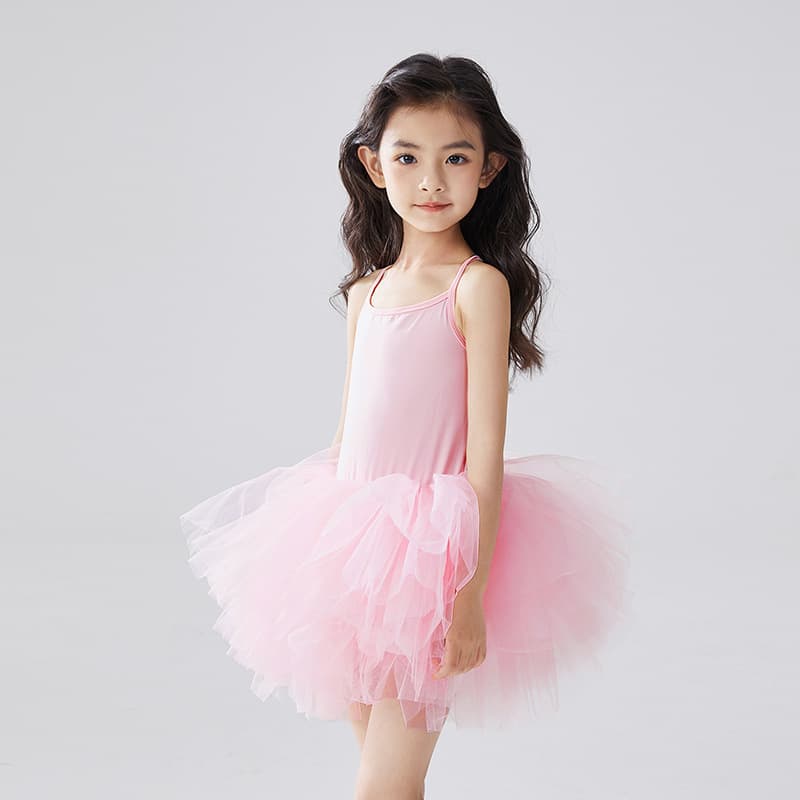 Kids Clothing One Piece Ballet Princess Skirt Dance Practice Clothes Performance Clothes Gauze Skirt Dance Costume