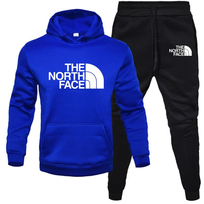 Ensemble sweat-shirt à capuche et pantalon de jogging pour homme, collection printemps-automne 2024.