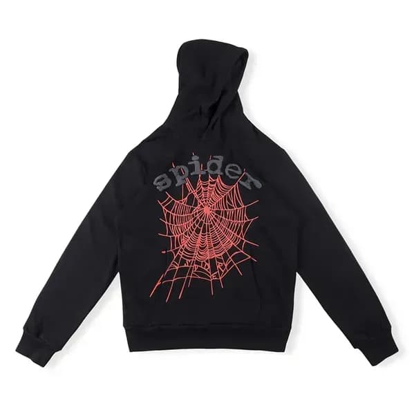 Sweat à capuche Spider pour enfants Sp5der 555555 Sweat à capuche pour garçons et filles, imprimé toile d'araignée de haute qualité