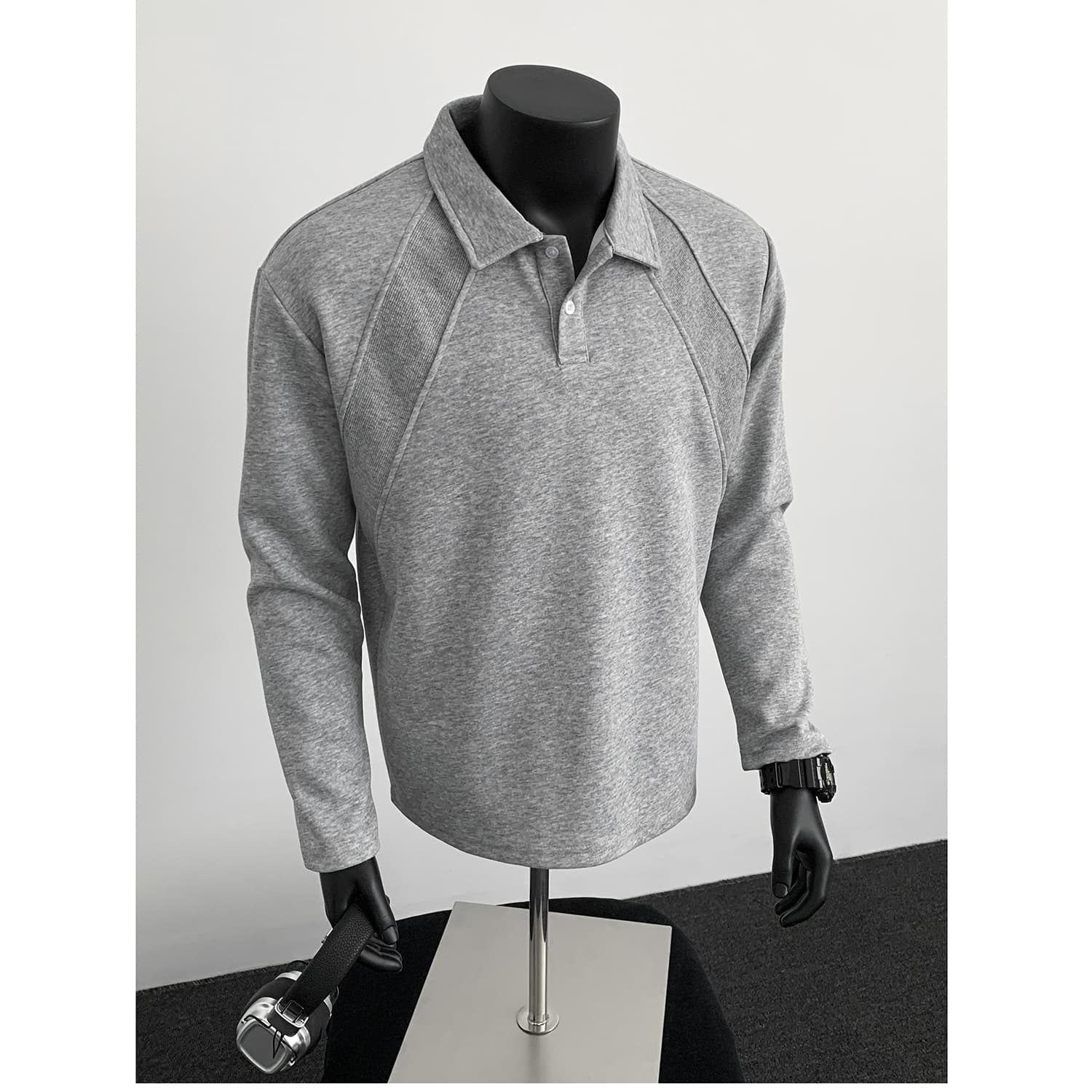 Premium Classic Heavyweight Air-Knit Polo Shirt For Men - Structured Shoulder & Contrast Stitching - Relaxed Fit - Solid Colors (Sizes M-5XL)​