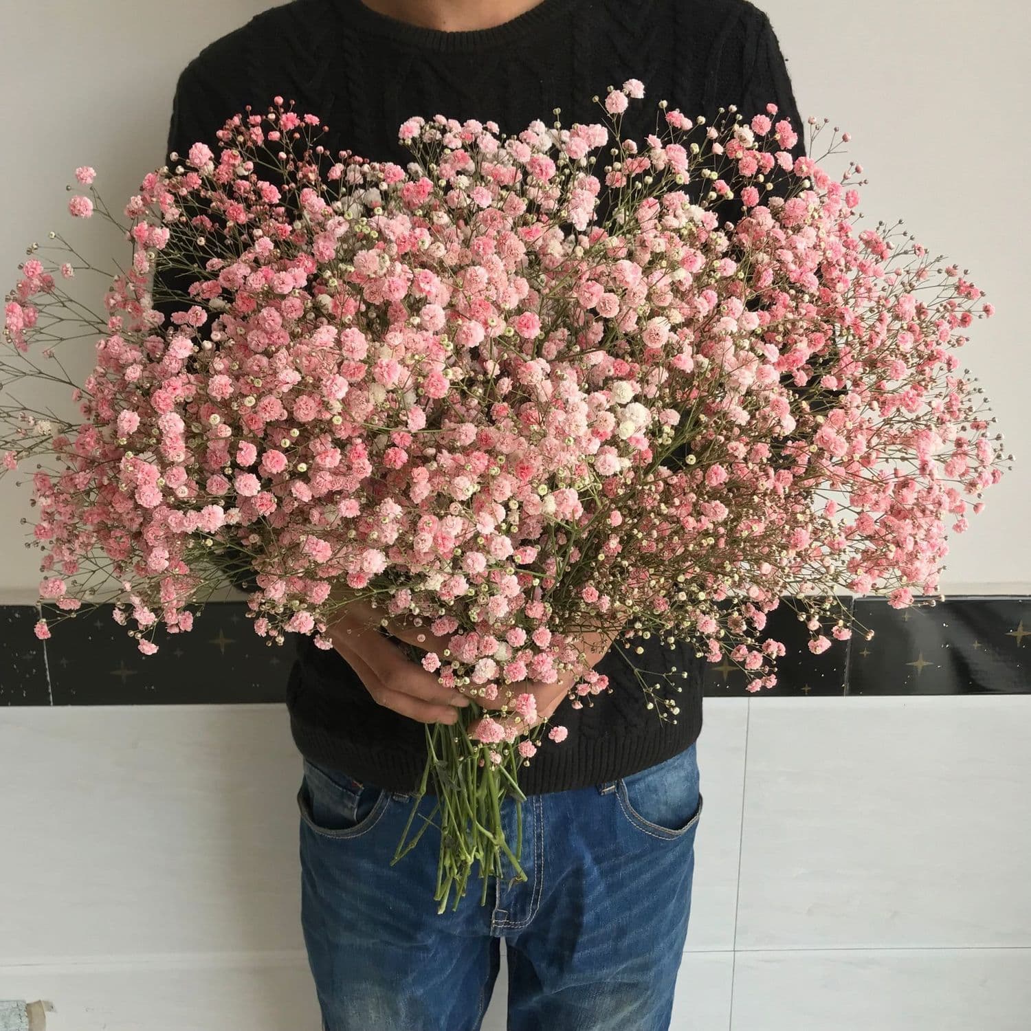 Gypsophila Forget-Me-Not Dried Home Decor Living Room Decoration Eternal Fresh Flower Valentine's Day Large Bouquet