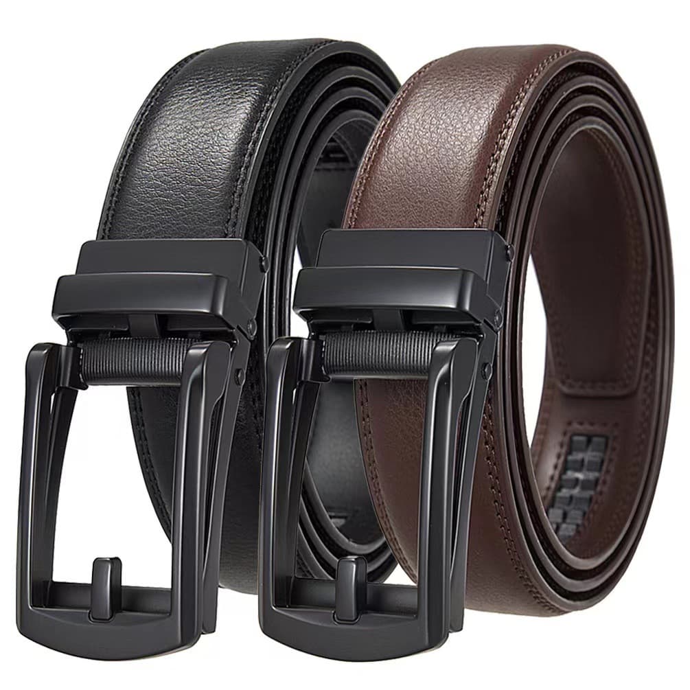 VOOTHOST 3.6cm Belts Brand Design Men Belts Quality Genuine Leather Belt For Men Belt Male Strap Male Metal Automatic Buckle F0199