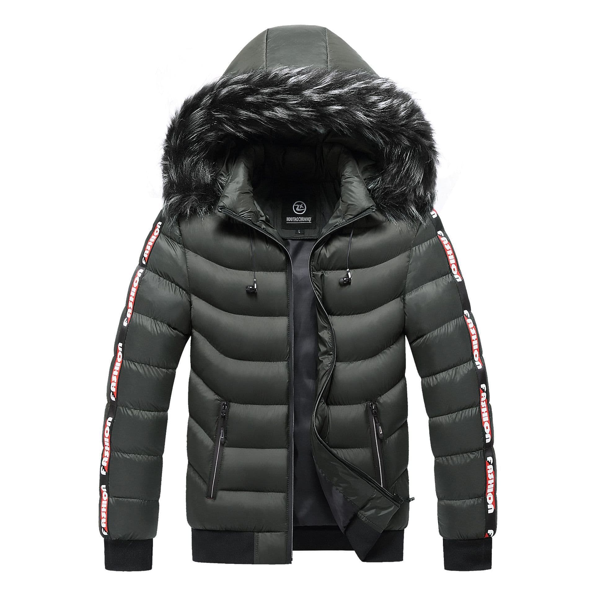 Men's Autumn And Winter Cotton-padded Clothes Casual And Warm Thickened Jackets With Custom Logo