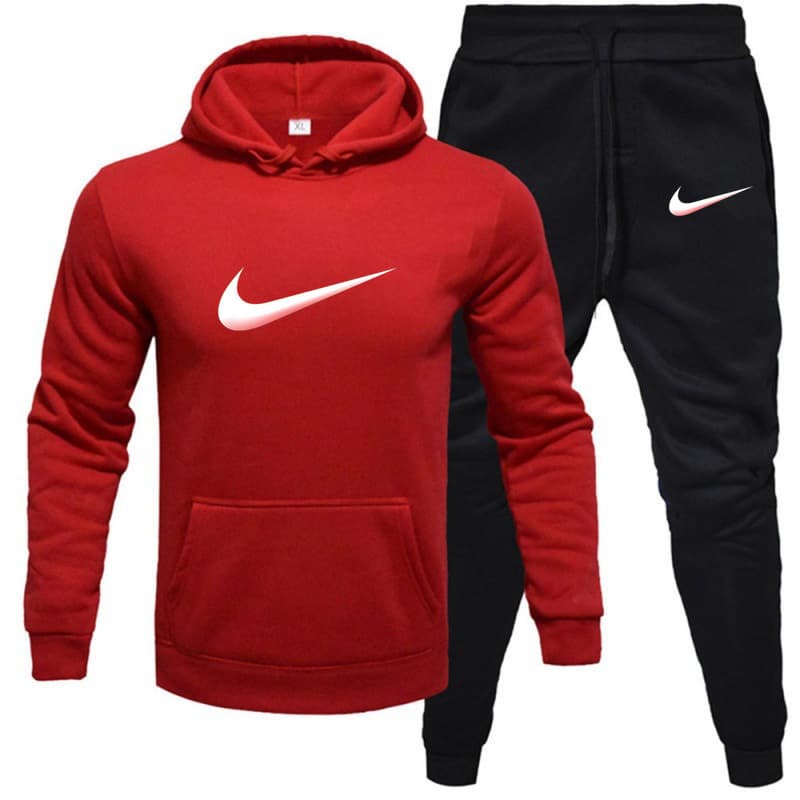 Ensemble de sport décontracté confortable imprimé de marque tendance 20214 automne et hiver nouveau sweat-shirt à capuche ample et pantalon.