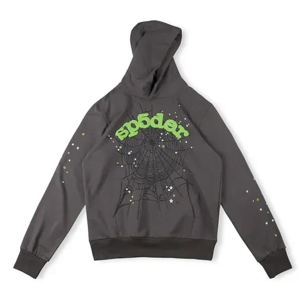 Sweat à capuche Spider pour enfants Sp5der 555555 Sweat à capuche pour garçons et filles, imprimé toile d'araignée de haute qualité